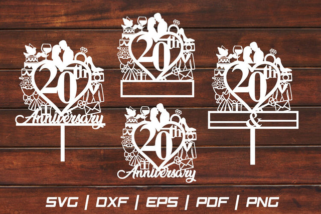 20th Anniversary Craft Paper cut SVG Johan Ru designs 