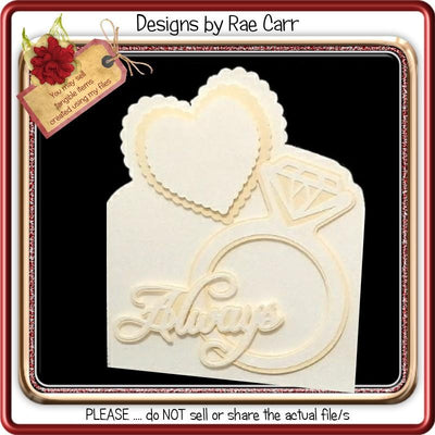 218 Always Ring Card SVG Designs by Rae 