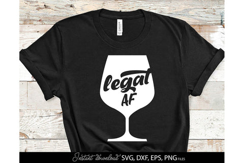 21st Birthday SVG Bundle | 21st And Legal SVG | Legal AF | 21st Birthday Shirt Design SVG March Design Studio 