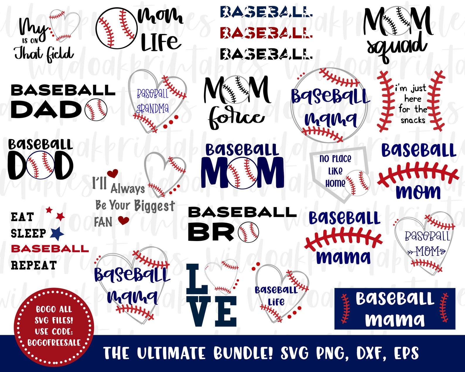 Back to School SVG Bundle - Baseball All Star