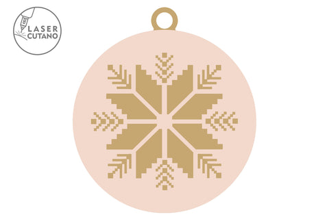 22 CHRISTMAS FOLK ORNAMENTS Laser Cut Files Bundle, Multilayer Laser Cut Files, Mandala, Round Sign SVG, 3D Designs, Mini Design Bundles SVG LaserCutano 