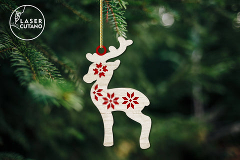 22 CHRISTMAS FOLK ORNAMENTS Laser Cut Files Bundle, Multilayer Laser Cut Files, Mandala, Round Sign SVG, 3D Designs, Mini Design Bundles SVG LaserCutano 