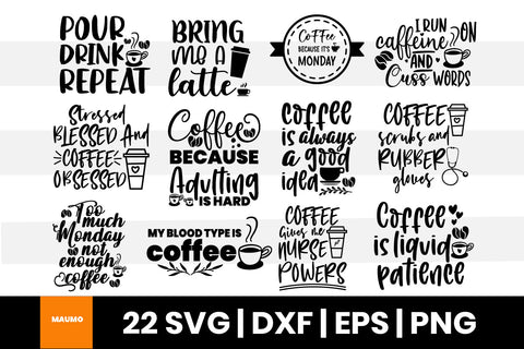 22 Coffee svg bundle SVG Maumo Designs 