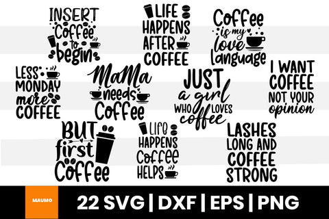 22 Coffee svg bundle SVG Maumo Designs 