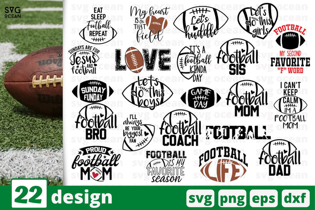 22 Football quotes cricut svg SVG SvgOcean 