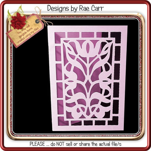 224 Fancy Cut Work Card SVG Designs by Rae 