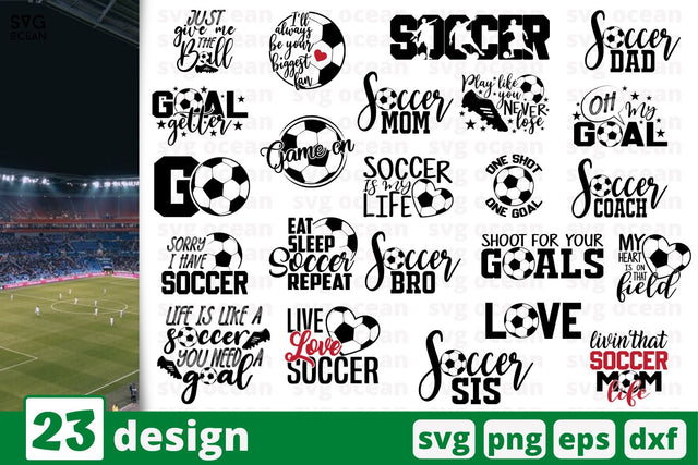 23 Soccer designs cricut svg SVG SvgOcean 