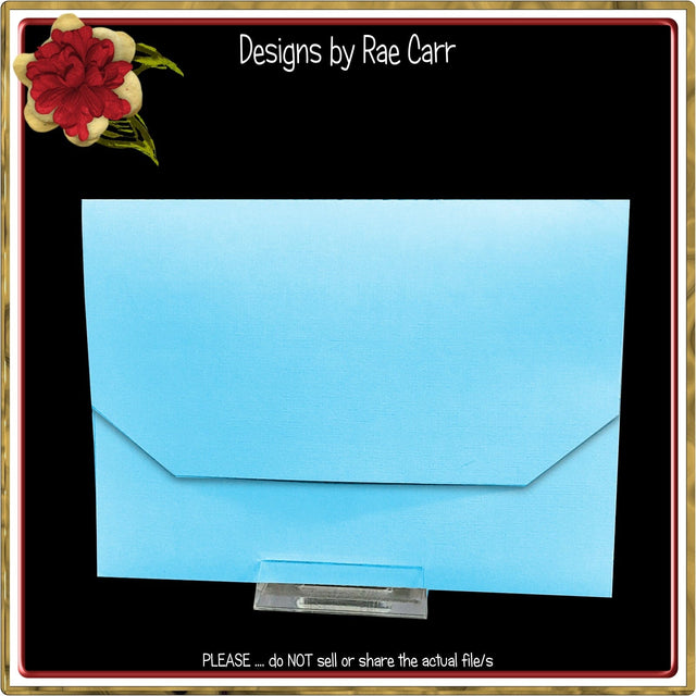 2301 Square Flap 5x7 Envelope *Multiple Machine Formats* SVG Designs by Rae 