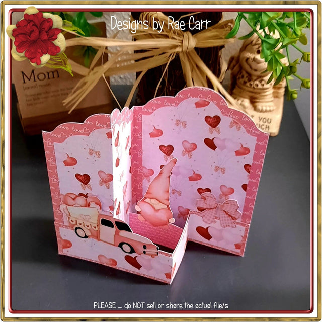 2302 Valentine ZFold Card *Multiple Machine Formats & PNG* SVG Designs by Rae 