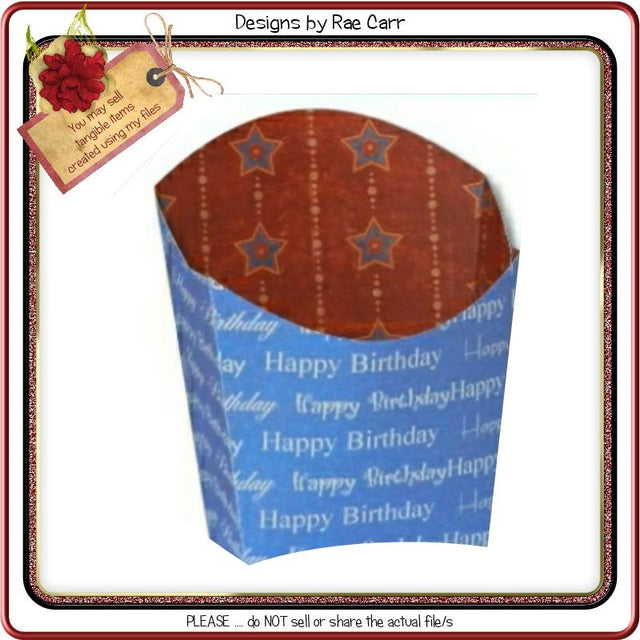 241 Fry Box SVG Designs by Rae 