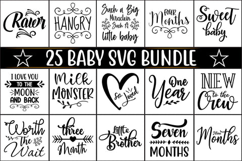 25 Baby SVG Bundle SVG orpitasn 
