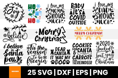 25 Christmas svg bundle SVG Maumo Designs 
