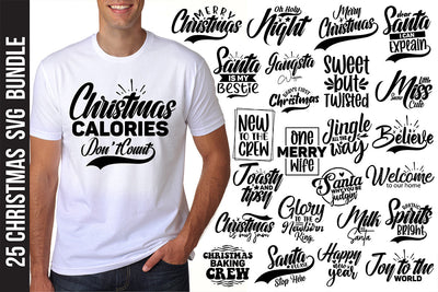 25 Christmas SVG Bundle, Winter Bundle SVG orpitasn 
