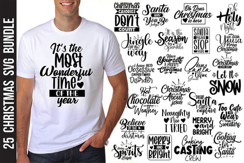 25 Christmas SVG Bundle, Winter Bundle SVG SVG orpitasn 