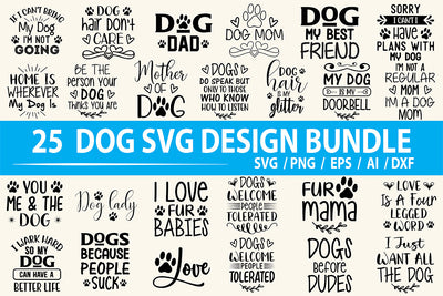 25 Dog SVG Bundle File SVG orpitasn 