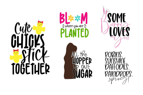 25 Easter & Spring Season SVG Bundle SVG CoralCutsSVG 