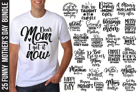 25 Funny Mother's SVG Bundle, Mother SVG SVG orpitasn 