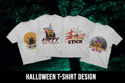 25 Halloween T-shirt Design - Halloween png, Fall png Sublimation jacpot007 
