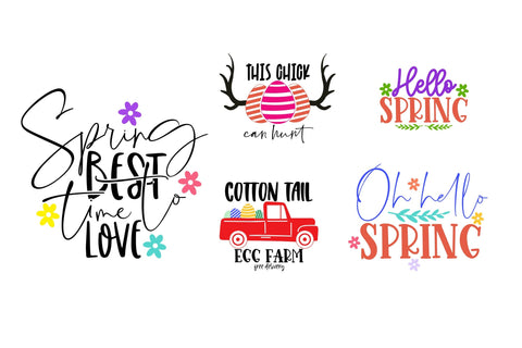 25 Spring Season and Easter SVG Bundle SVG CoralCutsSVG 