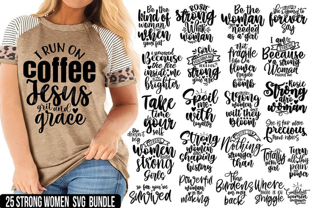 25 Strong Women SVG Bundle, Strong Women SVG SVG orpitasn 