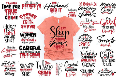 25 True Crime SVG Bundle, Crime SVG SVG orpitasn 