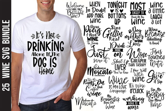 25 Wine SVG Bundle SVG orpitasn 