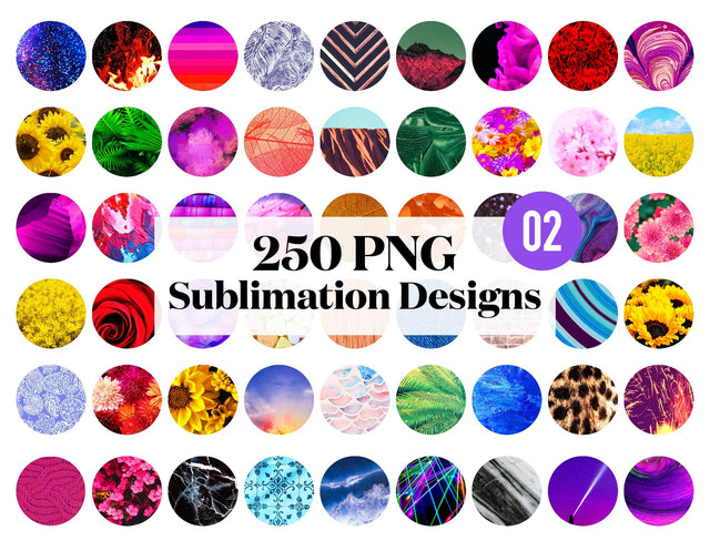 250 Round Earring Sublimation Design Bundle PNG Volume 2 Sublimation Lifestyle Craft Co 