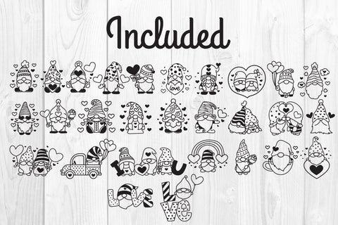 28 Valentine Gnomes svg, dxf, eps, png SVG dadan_pm 