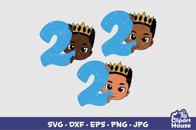 2nd Birthday Boy Peek SVG The Clipart House 