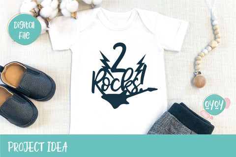 2nd Birthday Cake Topper SVG | 2 Rocks SVG for Boy Birthday SVG OyoyStudioDigitals 