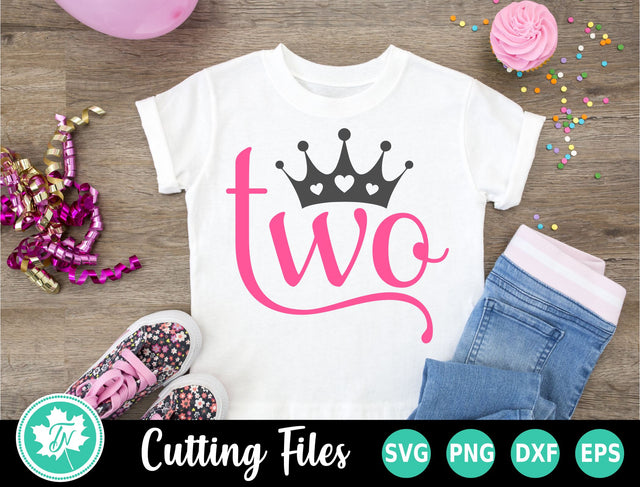 2nd Birthday SVG Two SVG SVG TrueNorthImagesCA 