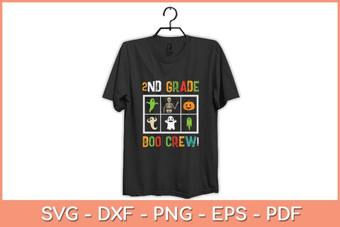 2nd Grade Boo Crew Online Virtual Teacher Halloween Svg Design SVG artprintfile 
