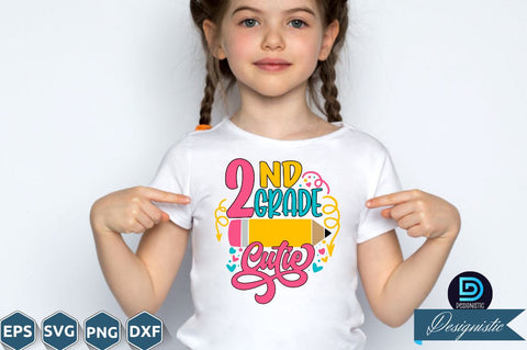 2nd grade cutie, Back to School SVG SVG DESIGNISTIC 