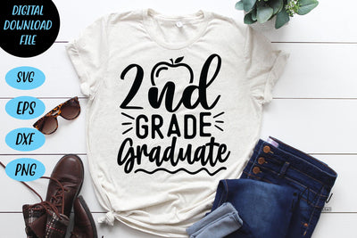 2nd grade graduate svg, Graduation Shirt svg, Last day of school, 2nd Grade Graduation svg, 2nd Grade svg SVG Isabella Machell 