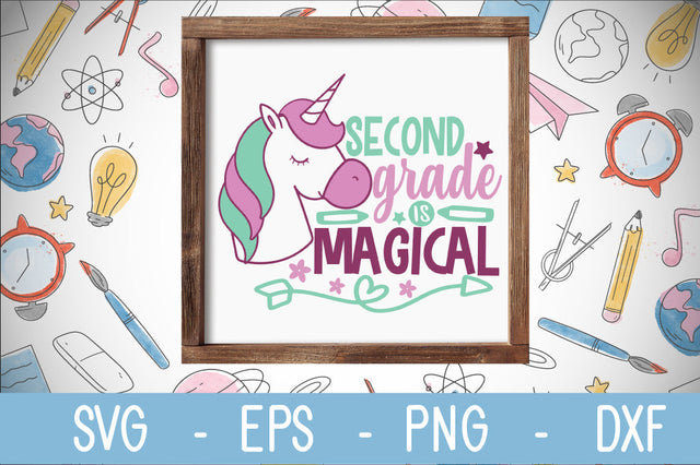 2nd grade is magical SVG SVG Svgcraft 
