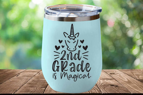 2nd Grade is Magical svg,2nd Grade Svg, Teacher Svg, Unicorn Svg SVG Isabella Machell 