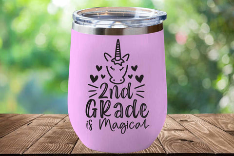 2nd Grade is Magical svg,2nd Grade Svg, Teacher Svg, Unicorn Svg SVG Isabella Machell 