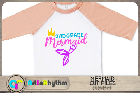 2nd grade mermaid SVG / Back to school SVG SVG Artinrhythm shop 