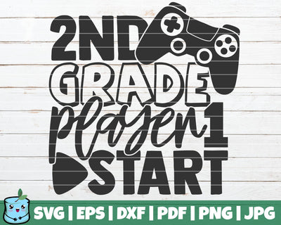 2nd Grade Player 1 Start SVG MintyMarshmallows 