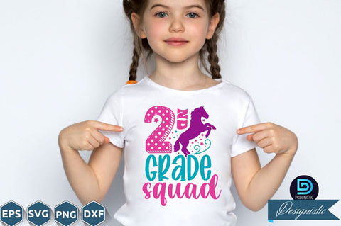 2nd grade squad, Back to School SVG SVG DESIGNISTIC 