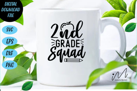 2nd grade squad svg, 2nd grade teacher svg,Kindergarten Teacher Svg, Cool Teacher T-shirt svg, Cut files, Funny Teacher Svg, World Best Teacher svg. SVG Isabella Machell 
