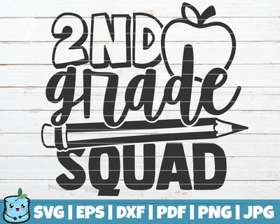 2nd Grade Squad SVG MintyMarshmallows 
