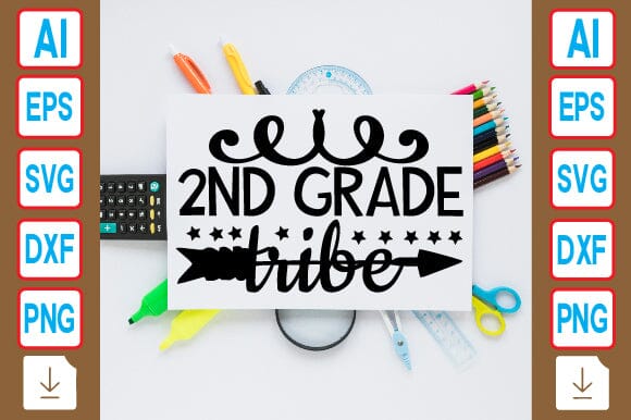2nd Grade Tribe SVG Craftlabsvg24 
