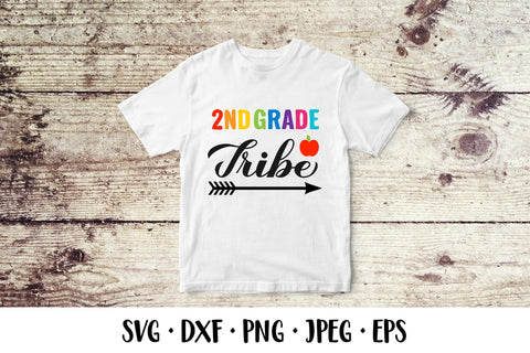 2nd Grade tribe SVG. First day of school quote shirt design SVG LaBelezoka 