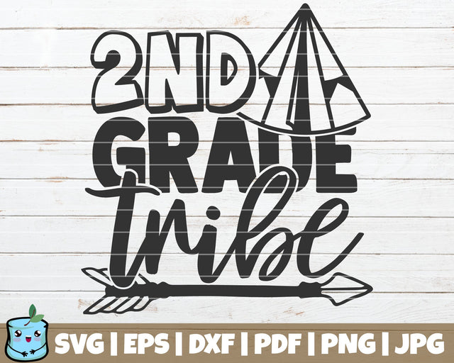 2nd Grade Tribe SVG MintyMarshmallows 