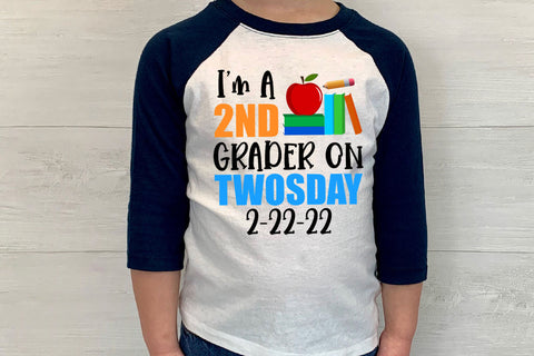 2nd Grader Twosday Sublimation PNG I 2-22-22 Second Grade Sublimation Happy Printables Club 