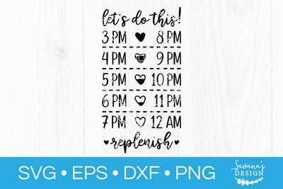 2nd Shift Water Bottle Refill SVG SVG SavanasDesign 