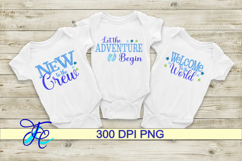 3 Baby Boy Sayings Sublimation Family Creations 