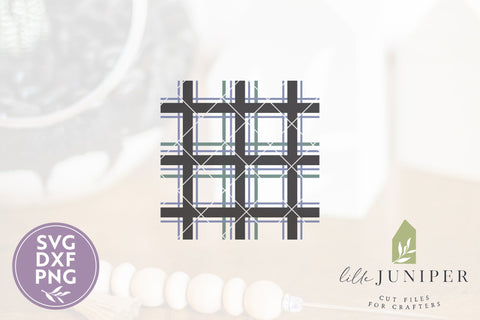 3-Color Plaid SVG Files | Farmhouse SVG SVG LilleJuniper 