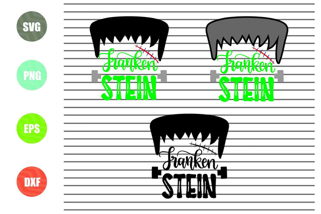 3 Styles Frankenstein Svg - Halloween SVG PNG DXF EPS Cut Files SVG Artstoredigital 
